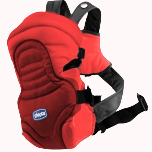 Baby Carrier Bag Adjustable Hands Free 3 in 1 Baby Safety Belt Child (Chicco brand  Red Color)