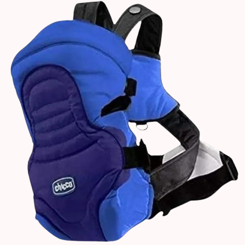 Baby Carrier Bag Adjustable Hands Free 3 in 1 Baby Safety Belt Child (Chicco brand Blue Color)