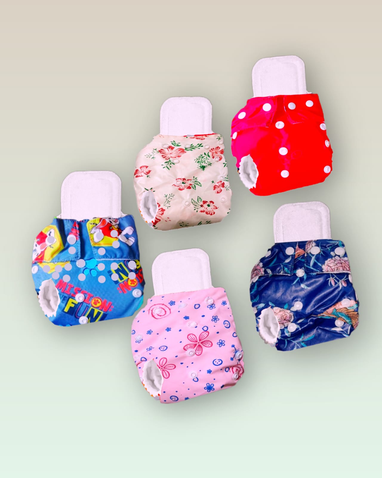 বেবি ওয়াটারপ্রুফ ওয়াশবল ডায়পার,