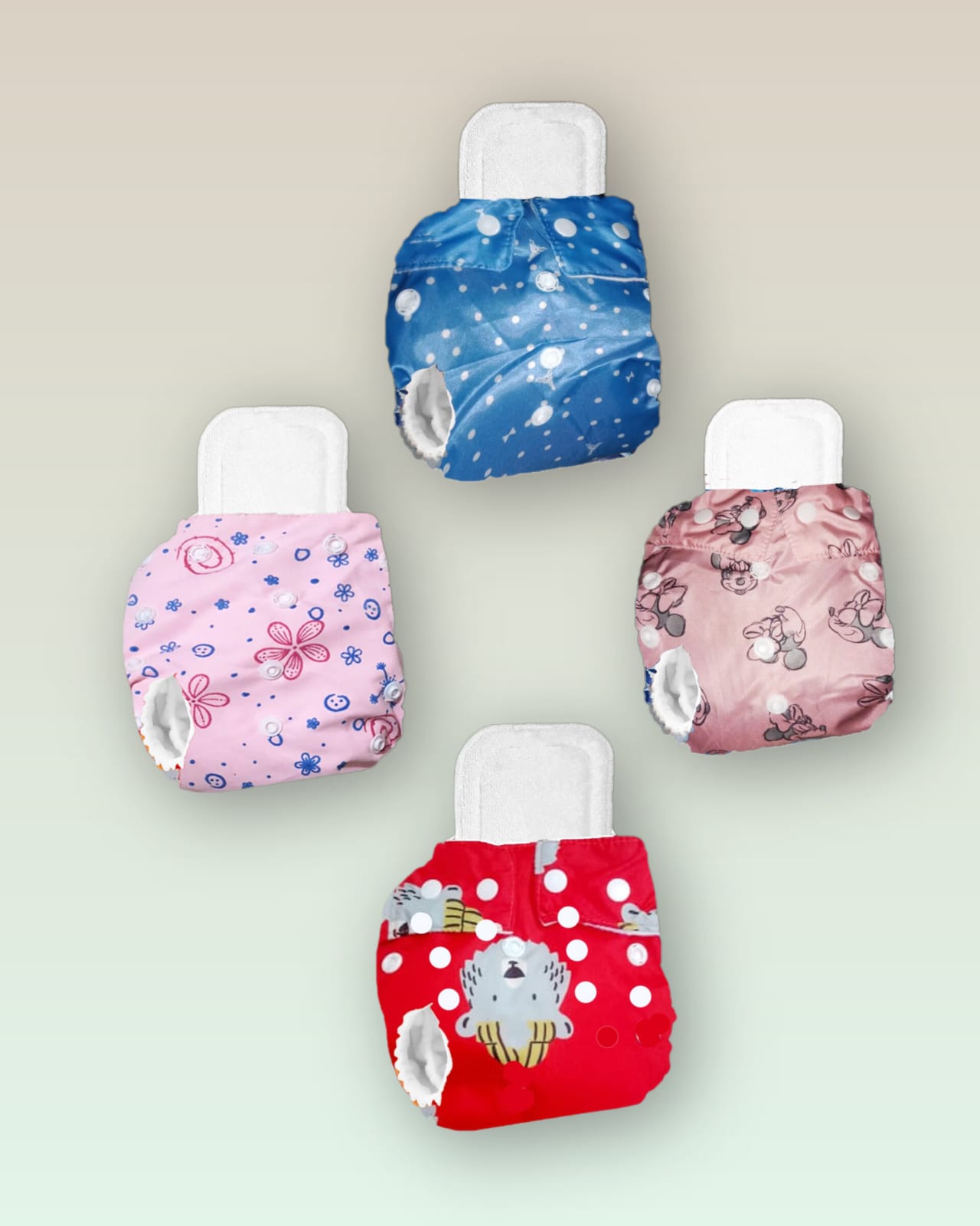 বেবি ওয়াটারপ্রুফ ওয়াশবল ডায়পার,